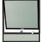 Janela Maxim Ar De Alumínio 01 Seção Classic Preto - 80x80