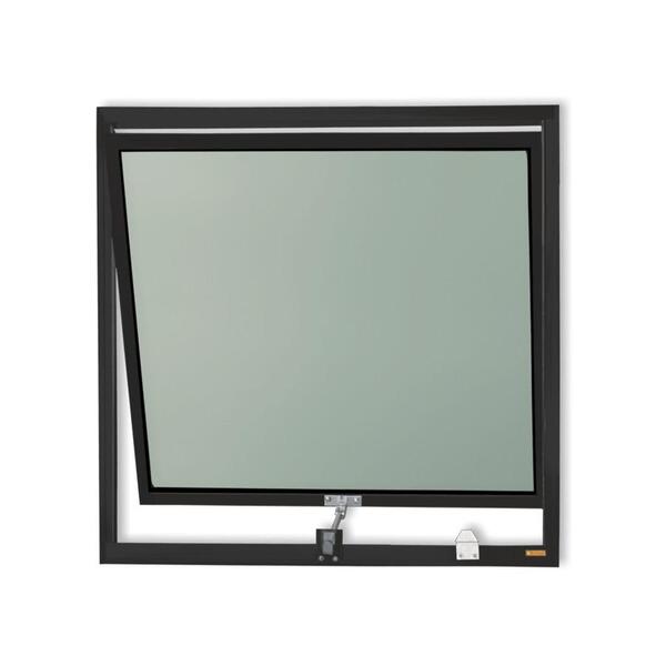 Janela Maxim Ar De Alumínio Classic Preto - 60x80