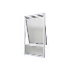 Janela Maxim-ar Em Alumínio Branco Perfecta Max Vidro Fixo In