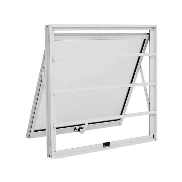 Janela Maxim-ar Grade Horizontal Em Alumínio 60 X 60 X 4,7 Cm