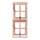 Janela Lisa Maxim-Ar Madeira Eucalipto EWK MP51 Grade Quadrada 1,20x0,40m Rondosul