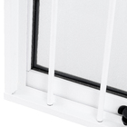 Janela Maxim Ar Com Grade de Alumínio 60x60cm Ullian