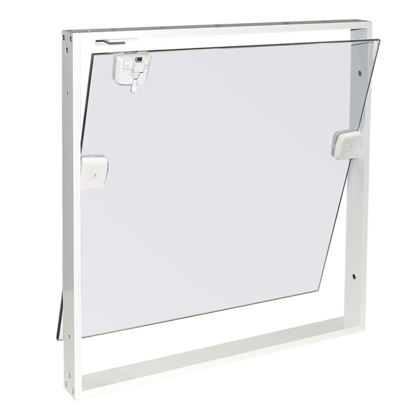 Janela Maxim-Ar Lisa Metal Alumínio Branco Vidro Incolor 0,60x0,60m TPCLEAN