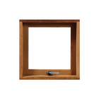 Janela Maxim-ar Panorâmica 60cm Reta Em Madeira Maciça Cedro