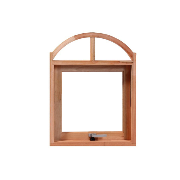 Janela Maxim-ar Panorâmica 80cm Arco Em Madeira Maciça Cedro