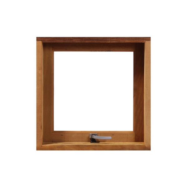 Janela Maxim-ar Panorâmica 80cm Reta Em Madeira Maciça Cedro