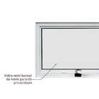 Janela de Alumínio Maxim-ar 40x60cm com Vidro 4mm Mini Boreal Vivace Artens Branca