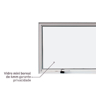 Janela de Alumínio Maxim-ar 60x100cm com Vidro 4mm Mini Boreal Vivace Artens Branca