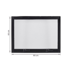 Janela de Alumínio Maxim-ar 60x80cm com Vidro 4mm Mini Boreal Vivace Artens Preta