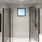 Janela de Alumínio Maxim-ar 60x60cm com Vidro 4mm Mini Boreal Vivace Artens Preta