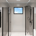 Janela de Alumínio Maxim-ar 60x80cm com Vidro 4mm Mini Boreal Vivace Artens Preta