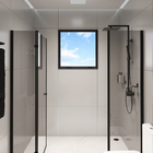 Janela de Alumínio Maxim-ar 80x80cm com Vidro 4mm Mini Boreal Vivace Artens Preta