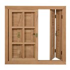 Janela Pantográfica Quadriculada Je121 Esel 100x140x14cm