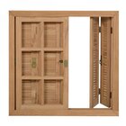 Janela Pantográfica Quadriculada Je121 Esel 100x150x14cm