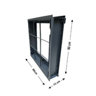 Janela Para Banheiro De Aço 60 X 60 X 6