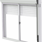 Janela Persiana Integrada Alumasa 120x120cm Branco