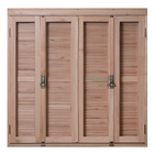 Janela Veneziana Sanfonado Madeira Eucalipto EWK 366 1,00x2,00m Rondosul