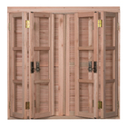 Janela Veneziana Sanfonado Madeira Eucalipto EWK 376 1,20x1,80m Rondosul