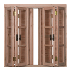 Janela Veneziana Sanfonado Madeira Eucalipto EWK 376 1,20x2,00m Rondosul