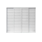 Janela Veneziana de Correr 6 Folhas Alumínio Pintado Branco 1,00x1,00m Linha Home 3A Alumínio