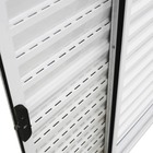 Janela Veneziana de Correr 3 Folhas Alumínio Pintado Branco 1,00x1,50m Linha Home 3A Alumínio