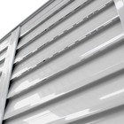 Janela Veneziana de Correr 6 Folhas Alumínio Pintado Branco com Grade Vertical 1,00x1,50m Linha Home 3A Alumínio