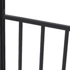 Janela Veneziana 3 Folhas 1,00x1,50m Alumínio Pintado Preto Grade Quadrada Linha Vivace Artens