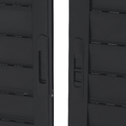 Janela Veneziana 6 Folhas 1,00x1,50m Alumínio Pintado Preto Linha Vivace Artens