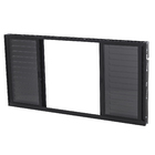 Janela Veneziana 6 Folhas 1,00x1,50m Alumínio Pintado Preto Linha Vivace Artens