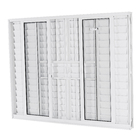 Janela Veneziana 6 Folhas 1,00x2,00m Alumínio Pintado Branco Grade Quadrada Linha Vivace Artens