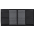 Janela Veneziana 6 Folhas 1,00x2,00m Alumínio Pintado Preto Linha Vivace Artens