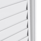 Janela Veneziana 6 Folhas 1,20x2,00m Alumínio Pintado Branco Grade Quadrada Linha Vivace Artens