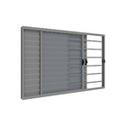 Janela Veneziana 3 Folhas 1,20m X 1m Com Grade Em Alumínio Ci
