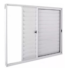 Janela Veneziana 3 Folhas 1,20x1,20 Alumínio Branco S/g