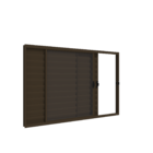 Janela Veneziana 3 Folhas 1,50m X 1m Sem Grade Em Alumínio Br