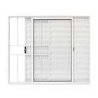 Janela Veneziana 3 Folhas Alumínio 100 X 120 X 7,4 Cm Direita