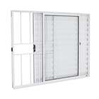 Janela Veneziana 3 Folhas Alumínio 120 X 120 X 7,4 Cm Direita