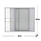 Janela Veneziana 3 Folhas Alumínio Branco 1.00 X 0.80 Modular