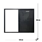 Janela Veneziana 3 Folhas Com Tela Mosqueteira Linha 25 100x1