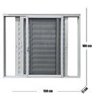 Janela Veneziana 3 Folhas Móveis Com Tela Mosquiteira Linha 2