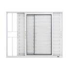 Janela Veneziana 3 Folhas Móveis Em Alumínio 120 X 120 X 10,5