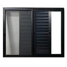 Janela Veneziana 3 Folhas Móveis Tela Mosquiteira  100x100cm