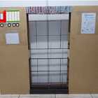 Janela Veneziana 4f 100x100 Req.7cm Sem Vidro Grade Quadrada