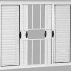 Janela Veneziana 6 Folhas 1,00(a) X 1,00(l) Com Grade Alumini