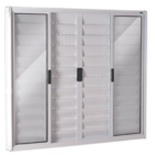 Janela Veneziana 6 Folhas 1,20x1,80 Alumínio Branco S/g