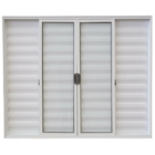 Janela Veneziana 6 Folhas 1,20x1,80 Alumínio Branco S/g
