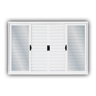 Janela Veneziana 6 Folhas 100x150cm Branco MGM