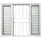 Janela Veneziana 6 Folhas Alumínio Branco 1.00 X 1.50 Linha 2