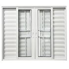 Janela Veneziana 6 Folhas Alumínio Branco 1.00 X 2.00 Linha 2