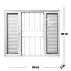 Janela Veneziana 6 Folhas Alumínio Branco 1.00 X 2.00 Linha 2